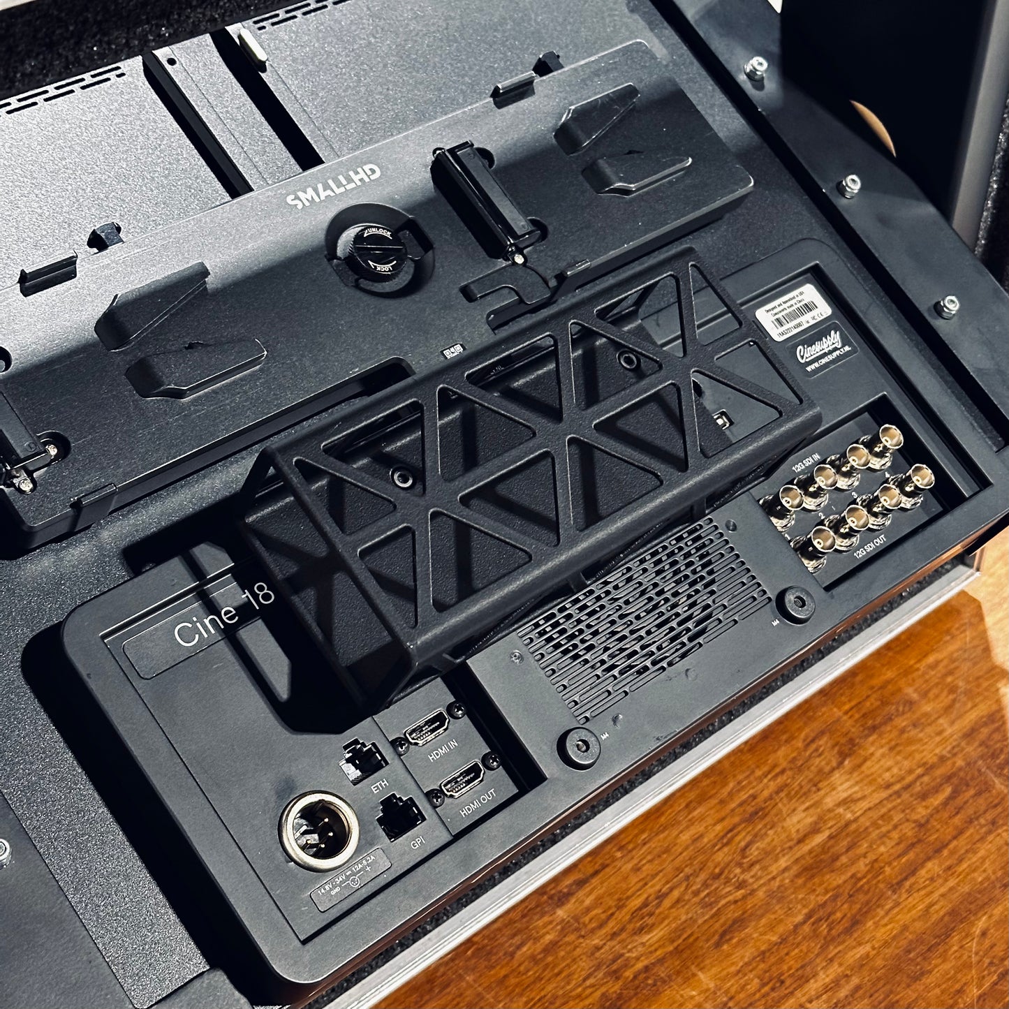 SmallHD 24V Power Supply VESA Cage